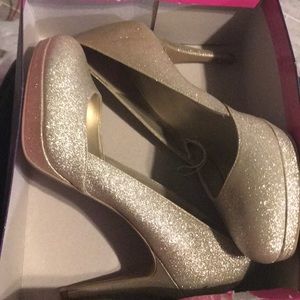 Gold heels